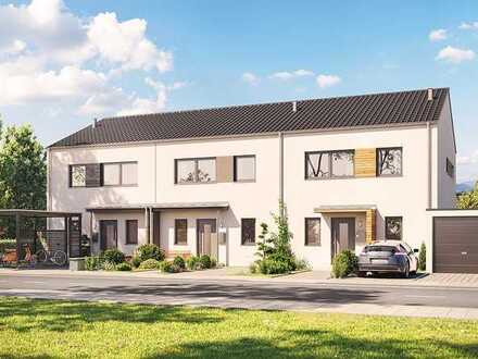 Neubau, optional KfW gefördert, Reiheneckhaus, fast schlüsselfertig