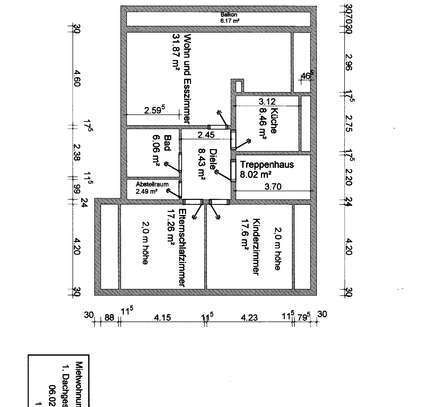 Freundliche 3-Zimmer-DG-Wohnung mit Balkon in Vöhringen