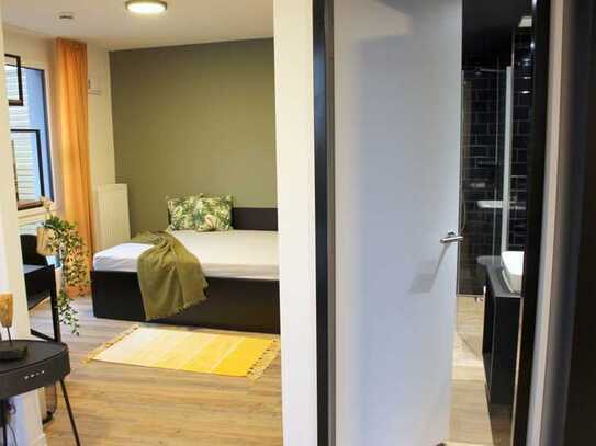 Möbliertes Penthouse-Apartment mit Dachterrasse