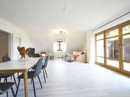 Künzell/Dirlos-komplett modernisierte, großräumige 4Zi-Familienwohnung mit neuer EBK und großem Balk