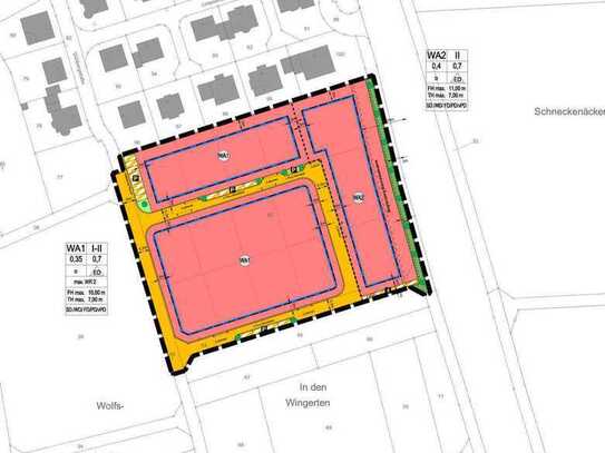 Bauplatz Nr. 62/11 im Wohngebiet In den Wingerten