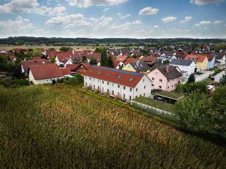 Neubau! Reihenendhaus mit 200 qm großem Südgarten sucht Käufer. Garantierter Einzug 12/24!