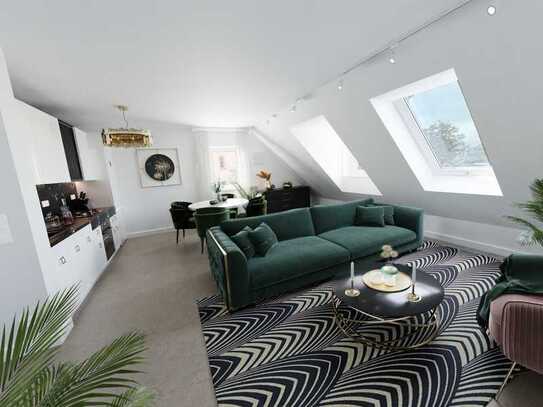 Traumhaftes Penthouse. Mit zusätzlichem Atelier. Erstbezug.