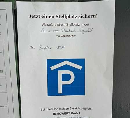 Stellplatz verfügbar ab sofort!!!