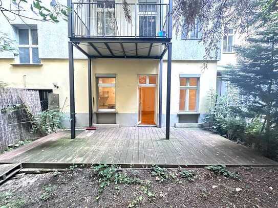 3 Zimmer Terrassen-Wohnung mit Garten - zur teilgewerblichen Nutzung - frei ab sofort