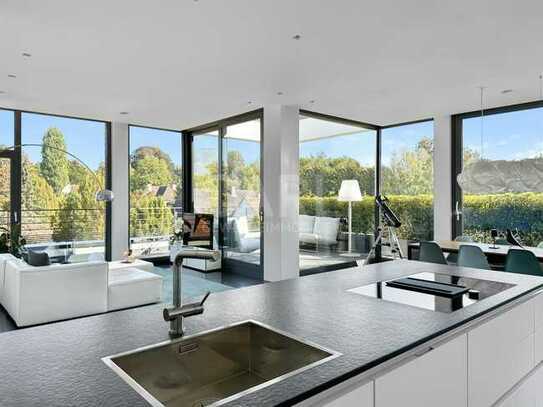 Exklusives, vollmöbliertes Designer Penthouse - Modernes Wohnen mit Panoramablick!