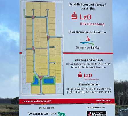 Baugebiet "Barßelermoor-Hauptstraße" in der Gemeinde Barßel