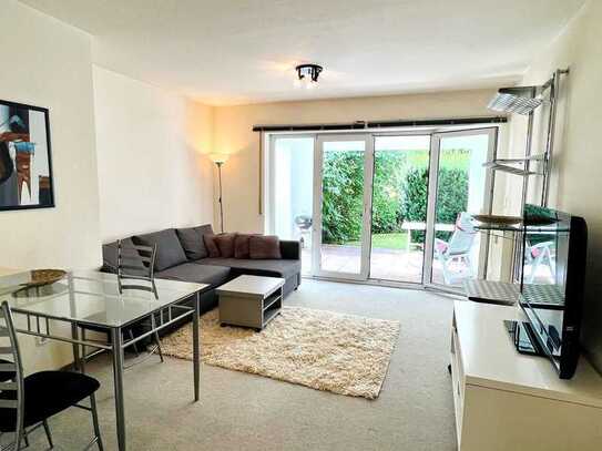 *Bad Nauheim / Nieder-Mörlen - möbliertes, ruhiges, schönes Apartment mit Terrasse und Gartennutzung