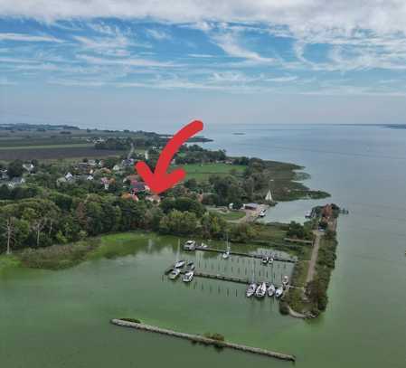 Blick auf Hafen und Karniner Brücke - Einfamilienhaus und Bauplatz in Karnin / Insel Usedom