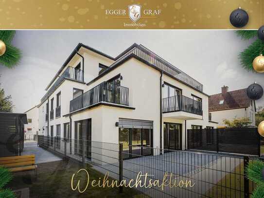 * WEIHNACHTSAKTION * GROßZÜGIGE ARCHITEKTEN GARTENWOHNUNG IN RUHIGER WOHNGEGEND