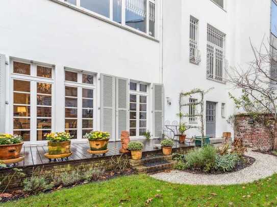 Exklusive Maisonettewohnung mit privatem Garten nahe des Hofgartens