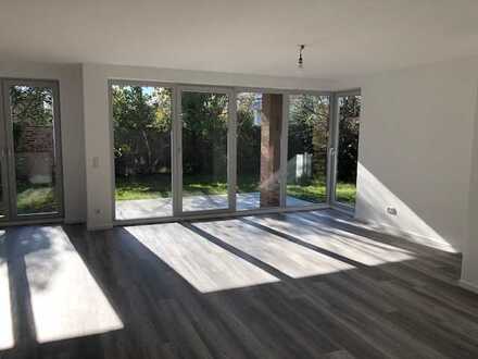 Meerbusch-Büderich: 2-Zimmer-Gartenwohnung mit Einbauküche u hochwertiger Ausstattung