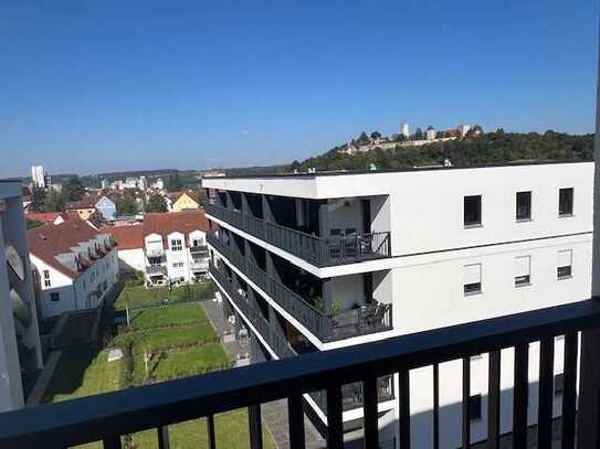 Penthouse-Whg im Zentrum von Burglengenfeld, Burgblick, großer SW-Balkon, Erstbezug