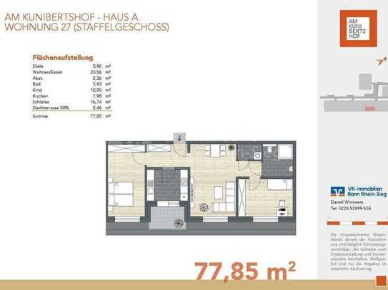 KFW40 - Am Kunibertshof! 3-Zimmer Wohnung Am Kunibertshof