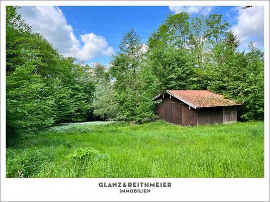 Auszeit - Freizeitgrundstück mit Seezugang und Scheune am Simsee