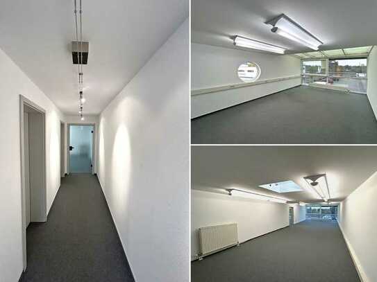 PROVISIONSFREI: Lichtdurchflutete Bürofläche + Außenstellplätze + Optionale Lagerflächen