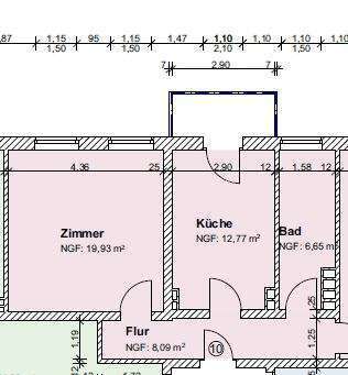 Attraktive und sanierte 1-Zimmer-Wohnung mit Balkon in Hannover