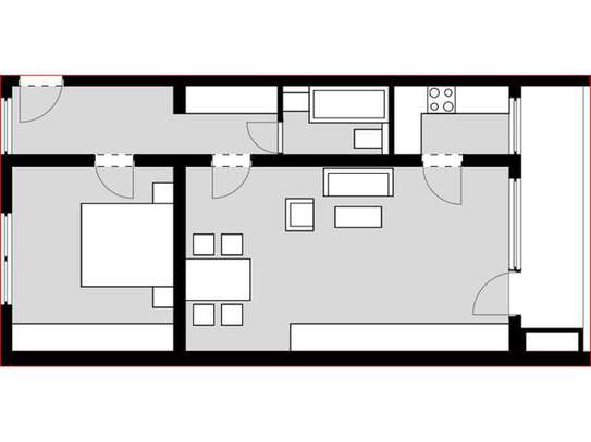 Perfekte Lage: Geräumige 2-Zimmer-Whg. mit idealer Anbindung Nähe Phönixsee