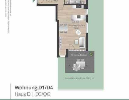 D4 - Moderne 3 Zimmer Wohnung mit Süd-West Balkon im Quartier am Schmidbächle