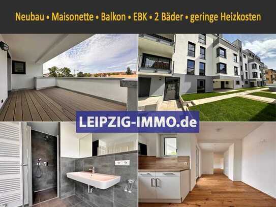 * Neubau * Wunderschöne Maisonette-Wohnung * großer Balkon * EBK * Tiefgarage