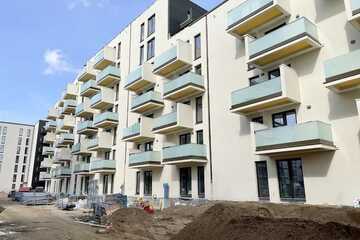 Noch zu errichtende 2-Zimmer-Wohnung mit Südterrasse und Tageslichtbad in Rostock-Lichtenhagen