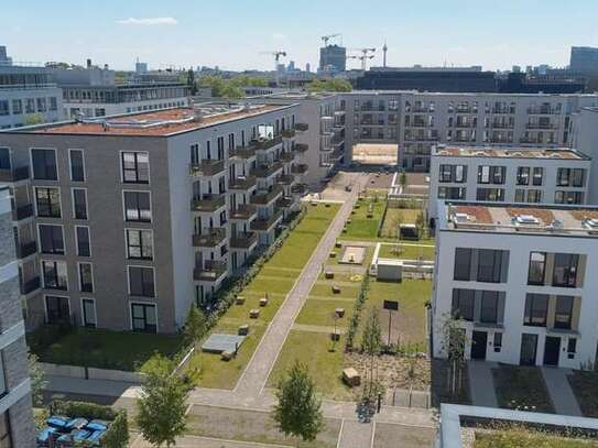 Erstbezug - Neubauwohnung mit Balkon in Top-Lage in Düsseldorf-Heerdt für Singles/Pendler