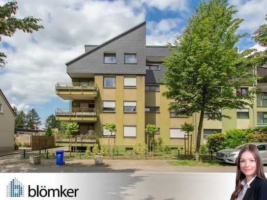 Blömker! Gemütliche 2,5-Raum Wohnung im 1. OG mit Balkon und Garage in Gladbeck Alt-Rentfort!