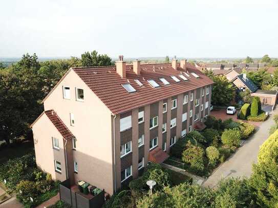 Charmante Erdgeschosswohnung mit 2 Zimmern, Garage und Stellplatz in bester Lage am Bramscher Berg