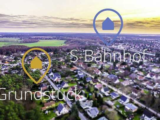 Baugrundstück ruhig & zentral auf 781m² in Blankenfelde | 5 Min fußläufig am S-Bahnhof und Bahnhof!