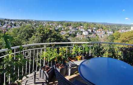 Wiesbaden Sonnenberg: 4 Zi-Wohnung mit tollem Blick