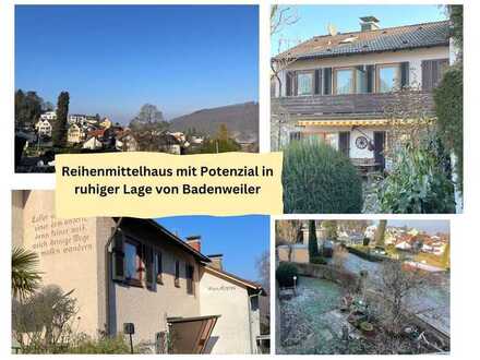 Das wird Ihr neues Zuhause: Reihenmittelhaus in Badenweiler
