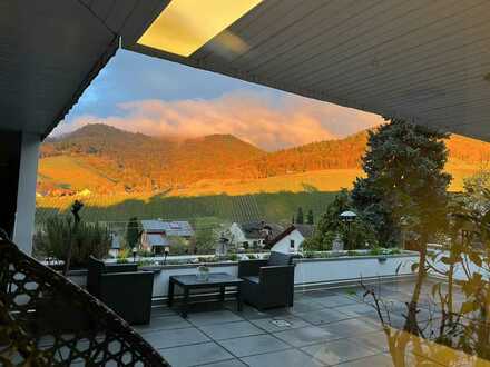 Terrassenwohnung mit Ruhe und Aussicht im Rebland