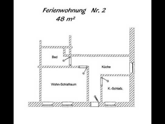 Exklusive, sanierte 2-Raum-Wohnung mit Balkon und EBK in Aachen