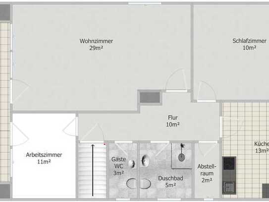 Freundliche 3-Zimmer-Dachgeschosswohnung mit Balkon und EBK in Barsinghausen/Bantorf