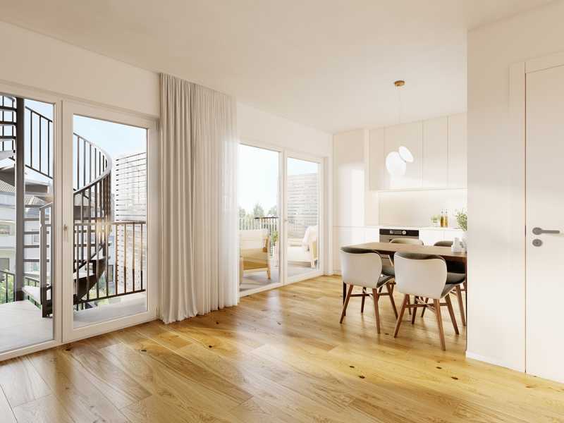 1-Zimmer Neubauwohnung in Düsseldorf mit Balkon als lukrative Kapitalanlage oder zum Selbstnutz