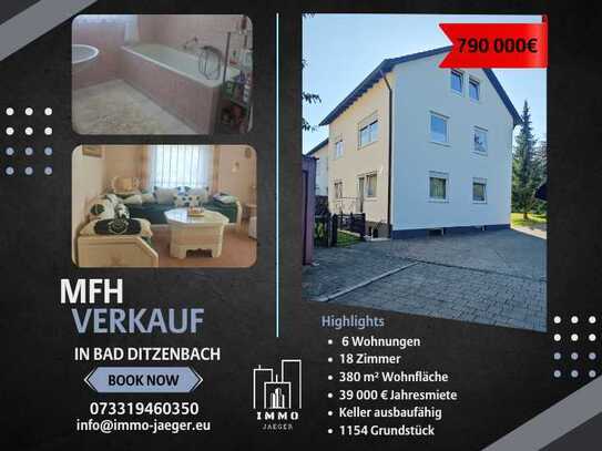 🏡 Mehrfamilienhaus in Bad Ditzenbach - Anlageobjekt mit Potenzial!