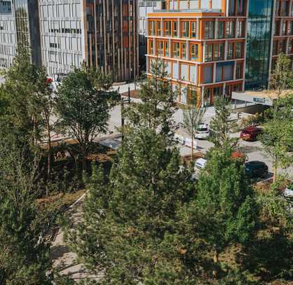 Hochmoderne Büros mit Alpenblick und Dachterrasse