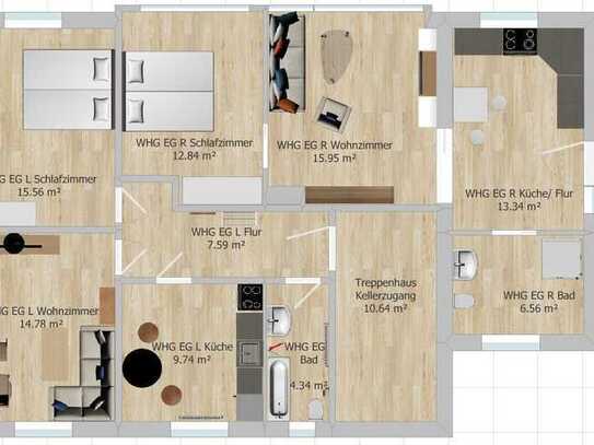 komplett Frisch renovierte (2025) Wohnung am Tharandter Wald – Perfekt für Singles und Paare