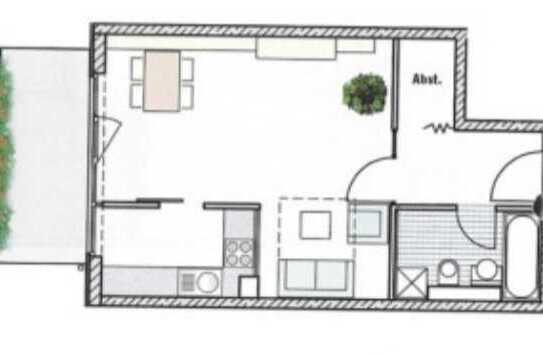 Geräumige 1-Zimmer-Wohnung am Westpark – zentral und ruhig