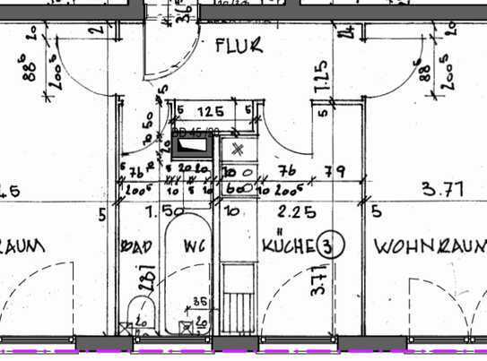 2-Zimmer Wohnung in Bockenheim - WG geeignet und neu renoviert