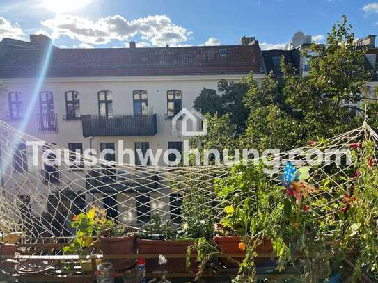 Tauschwohnung: RuhigeundSonnige 2 Zimmer Altbau in Kreuzkölln mit Süd-Balkon