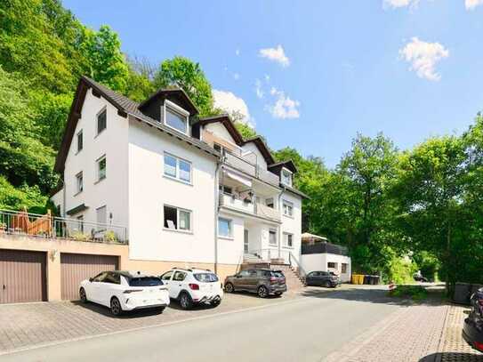 Gemütliche 2-ZKB Wohnung mit Wintergarten, Terrasse, Stellplatz und Garage in Nassau-Lahn