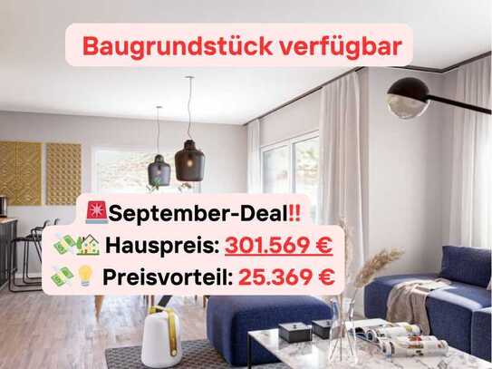 🎁 Herbst-Deal‼️ - Ready to build 🏡 - INKLUSIVE GRUNDSTÜCK🧭