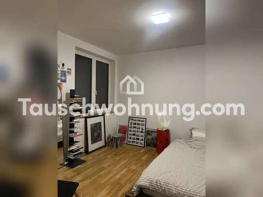 Tauschwohnung: Helle 1-Zimmer-Wohnung mit großem Bad und Waschküche (EBK)