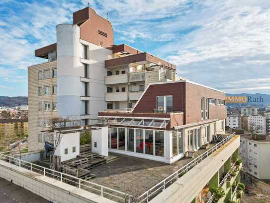 IMMORath.de - Penthouse mit Seeparkblick und 127 m ² Dachterrasse über Freiburg