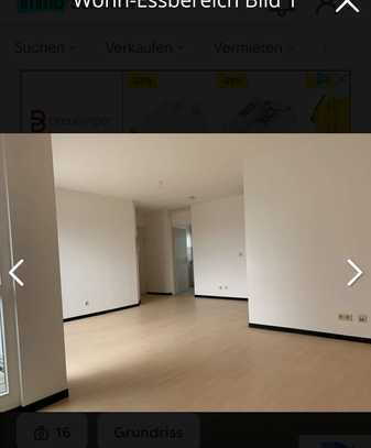 Helle 2-Raum-DG-Wohnung mit 2 Balkon und Einbauküche