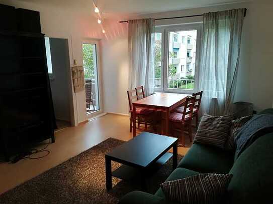 1,5-Zimmer-Wohnung mit Balkon und Einbauküche in Frankfurt am Main