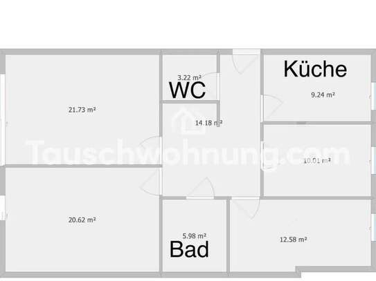 Tauschwohnung: Anfang Marienburg Erdgeschoss mit Garten