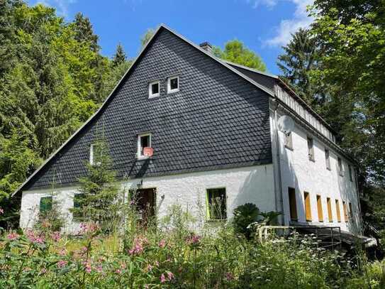 Idyllisches gelegenes Landhaus mit viel Platz * ruhige und grüne Lage im Osterzgebirge