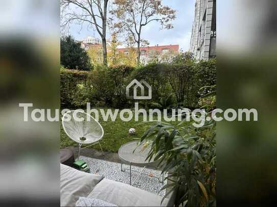 Tauschwohnung: Tauschen 3 Zimmer Garten Wohnung in Schwabing